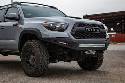 Addictive Desert Designs 16-18 Toyota Tacoma HoneyBadger Front Bumper - Bumpers Grilles & Guards
