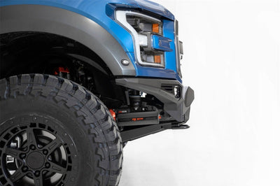 Addictive Desert Designs 17-20 Ford F-150 Raptor Bomber Front Bumper w/ 4 Rigid 360 6in Round Mounts - Bumpers Grilles