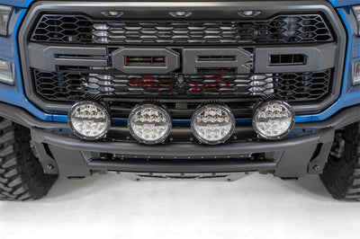 Addictive Desert Designs 17-20 Ford Raptor Pro Bolt-On Front Bumper - Hammer Black - Bumpers Grilles & Guards