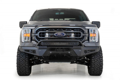 Addictive Desert Designs 2021 Ford F-150 HoneyBadger Front Bumper w/o Top Hoop - Bumpers Grilles & Guards
