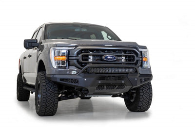 Addictive Desert Designs 2021 Ford F-150 HoneyBadger Front Bumper w/o Top Hoop - Bumpers Grilles & Guards
