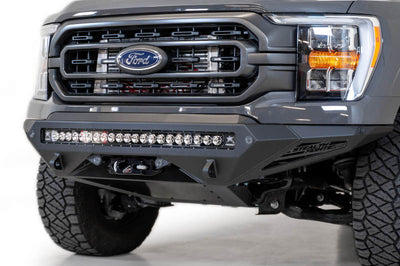 Addictive Desert Designs 2021 Ford F-150 Stealth Fighter Winch Front Bumper - Bumpers Grilles & Guards