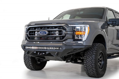 Addictive Desert Designs 2021 Ford F-150 Stealth Fighter Winch Front Bumper - Bumpers Grilles & Guards