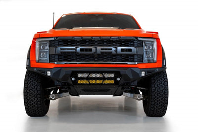 Addictive Desert Designs 2021+ Ford Raptor Bomber Front Bumper w/ Dual 20IN LED Mounts - Bumpers Grilles & Guards