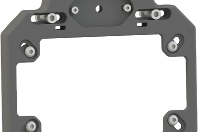 Atv Tek Adjustable License Plate Bracket W/ Led Light - Performance Products