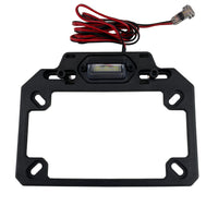 Atv Tek Adjustable License Plate Bracket W/ Led Light - Performance Products