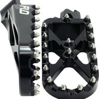 FLO MOTORSPORTS Adventure/Snow Footpeg Black - Foot Controls