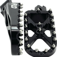 Flo Motorsports Adventure/snow Footpeg Blue - Black - Snowmobile Collection