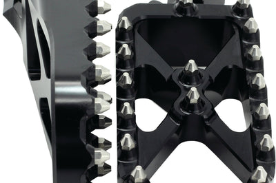 Flo Motorsports Adventure/snow Footpeg Blue - Black - Snowmobile Collection