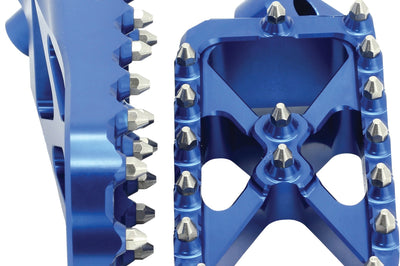 Flo Motorsports Adventure/snow Footpeg Blue - Snowmobile Collection