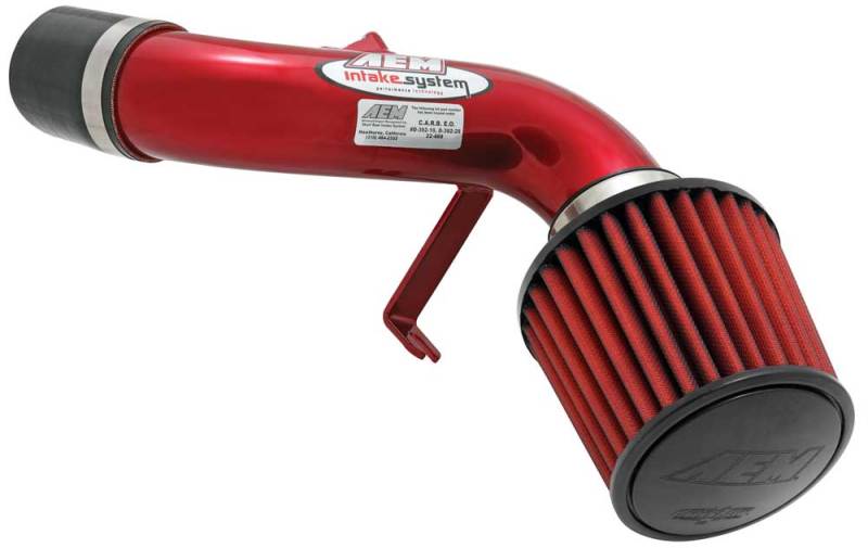 AEM Induction 03-04 Corolla CE/LE/S Red Short Ram Intake - Air Systems