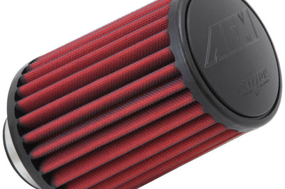 AEM Induction Dryflow Air Filter - Round Tapered - 2.75in Flange ID x 5.5in Base OD 4.75in Top 7.5in H - Filters