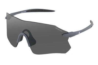 Bobster Aero Cycling Sunglass Matte Gray Smoke Silver Mirror - Grey - Apparel Collection