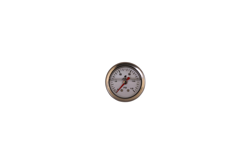 Aeromotive 0-15 PSI Fuel Pressure Gauge - Gauges & Pods