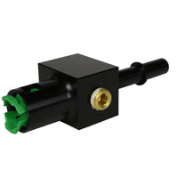 Aeromotive 3/8in Quick Connect with AN-08 port and 1/8in gauge - Fabrication