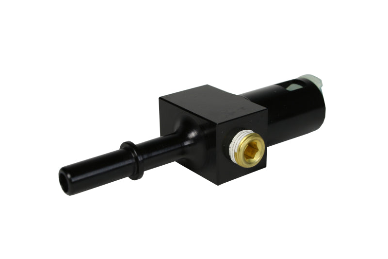 Aeromotive 5/16in Quick Connect with AN-06 port and 1/8in gauge - Fabrication