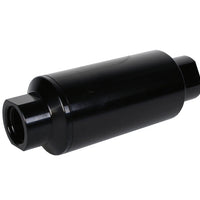 Aeromotive In-Line Filter 10AN 10 Micron Microglass Element Bright-Dip Black 2in OD - Fuel Delivery