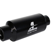 Aeromotive In-Line Filter 10AN 10 Micron Microglass Element Bright-Dip Black 2in OD - Fuel Delivery