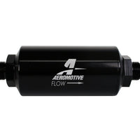 Aeromotive In-Line Filter - (AN -08 Male) 100 Micron Stainless Steel Element - Fuel Delivery