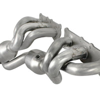 aFe 08-13 BMW 128i (E82/88) L6 3.0L Twisted Steel 304 Stainless Long Tube Header w/ Cat - Exhaust Mufflers & Tips