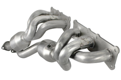 aFe 08-13 BMW 128i (E82/88) L6 3.0L Twisted Steel 304 Stainless Long Tube Header w/ Cat - Exhaust Mufflers & Tips