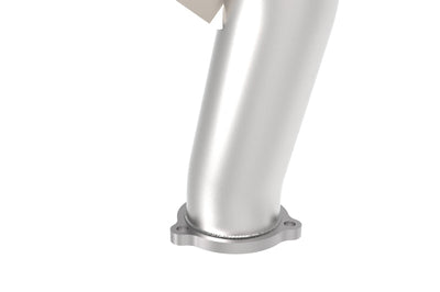 aFe 09-16 Audi A4/A5 (B8) L4-2.0L (t) Twisted Steel 3in. Downpipe - 304 Stainless w/ Cat - Exhaust Mufflers & Tips