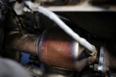 aFe 09-16 Audi A4/A5 (B8) L4-2.0L (t) Twisted Steel 3in. Downpipe - 304 Stainless w/ Cat - Exhaust Mufflers & Tips