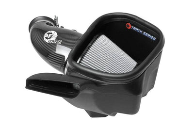 aFe 12-21 Jeep Grand Cherokee 6.4L Track Series Carbon Fiber Cold Air Intake w/Pro Dry S Filter - Systems