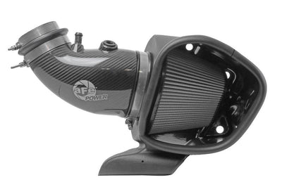 aFe 12-21 Jeep Grand Cherokee 6.4L Track Series Carbon Fiber Cold Air Intake w/Pro Dry S Filter - Systems