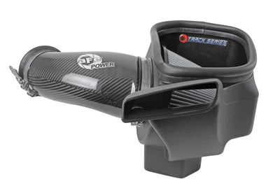 aFe 12-21 Jeep Grand Cherokee 6.4L Track Series Carbon Fiber Cold Air Intake w/Pro Dry S Filter - Systems