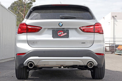 aFe 15-21 BMW X1 F48 L4 2.0L (t) MACH Force-Xp 3 to 2-1/2 IN SS Axle-Back Exhaust w/Polished Tip - Mufflers & Tips