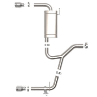 aFe 15-21 BMW X1 F48 L4 2.0L (t) MACH Force-Xp 3 to 2-1/2 IN SS Axle-Back Exhaust w/Polished Tip - Mufflers & Tips