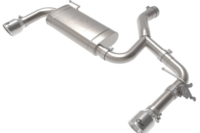 aFe 15-21 BMW X1 F48 L4 2.0L (t) MACH Force-Xp 3 to 2-1/2 IN SS Axle-Back Exhaust w/Polished Tip - Mufflers & Tips