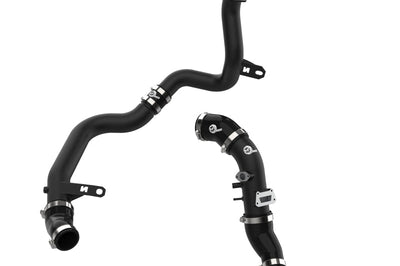 aFe 19-22 Hyundai Veloster N L4 2.0L (t) BladeRunner Aluminum Hot & Cold Charge Pipe Kit - Black - Forced Induction