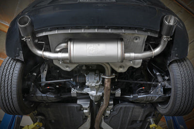 aFe 19-22 Mazda 3 L4 2.5L Takeda 3in to 2-1/2in 304 SS Axle-Back Exhaust w/ Carbon Fiber Tip - Mufflers & Tips
