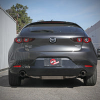 aFe 19-22 Mazda 3 L4 2.5L Takeda 3in to 2-1/2in 304 SS Axle-Back Exhaust w/ Carbon Fiber Tip - Mufflers & Tips