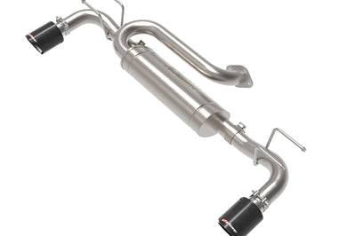 aFe 19-22 Mazda 3 L4 2.5L Takeda 3in to 2-1/2in 304 SS Axle-Back Exhaust w/ Carbon Fiber Tip - Mufflers & Tips