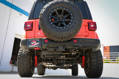 aFe 20-21 Jeep Wrangler (JL) Large Bore-HD 3 IN 304 Stainless Steel DPF-Back Hi-Tuck Exhaust System - Mufflers & Tips