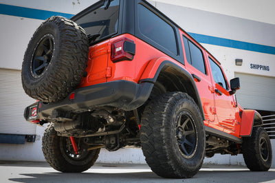 aFe 20-21 Jeep Wrangler (JL) Large Bore-HD 3 IN 304 Stainless Steel DPF-Back Hi-Tuck Exhaust System - Mufflers & Tips