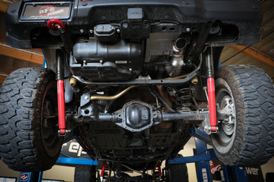 aFe 20-21 Jeep Wrangler (JL) Large Bore-HD 3 IN 304 Stainless Steel DPF-Back Hi-Tuck Exhaust System - Mufflers & Tips