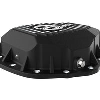 aFe 2020 Chevrolet Silverado 2500 HD Rear Differential Cover Black ; Pro Series w/ Machined Fins - Drivetrain