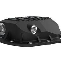 aFe 2020 Chevrolet Silverado 2500 HD Rear Differential Cover Black ; Pro Series w/ Machined Fins - Drivetrain