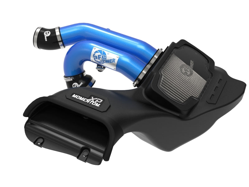 aFe 21-22 Ford F-150 Raptor V6-3.5L(tt) Momentum XP Cold Air Intake System Blue w/ Pro Dry S Filter - Filters