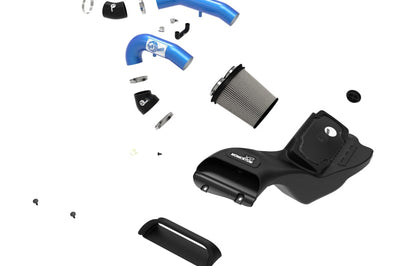 aFe 21-22 Ford F-150 Raptor V6-3.5L(tt) Momentum XP Cold Air Intake System Blue w/ Pro Dry S Filter - Filters