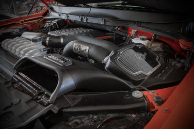 aFe 21-22 Ford F-150 Raptor V6-3.5L(tt) Momentum XP Cold Air Intake System Blk w/ Pro Dry S Filter - Filters