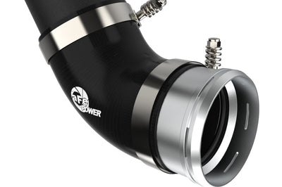 aFe 21 + Ford F-150 V6-3.5L (tt) BladeRunner 3in to 3.5in Aluminum Cold Charge Pipe Black - Forced Induction