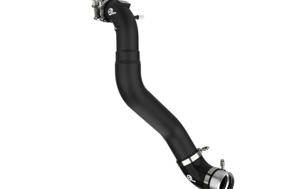 aFe 21 + Ford F-150 V6-3.5L (tt) BladeRunner 3in to 3.5in Aluminum Cold Charge Pipe Black - Forced Induction