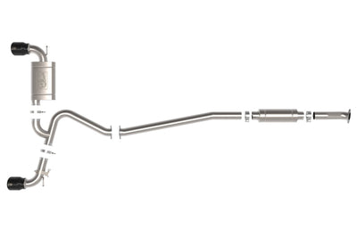 aFe 22-23 Hyundai Kona N L4 2.0L(t) Takeda 3in 304 SS Cat-Back Exhaust System w/ Black Tips - Mufflers &