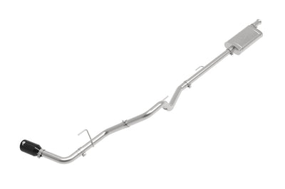 aFe Apollo GT Series 2.5in 409SS 20-21 Jeep Gladiator (JT) V6-3.6L - Black Tip - Exhaust Mufflers & Tips