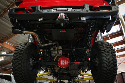 aFe Apollo GT Series 2.5in 409SS 20-21 Jeep Gladiator (JT) V6-3.6L - Black Tip - Exhaust Mufflers & Tips